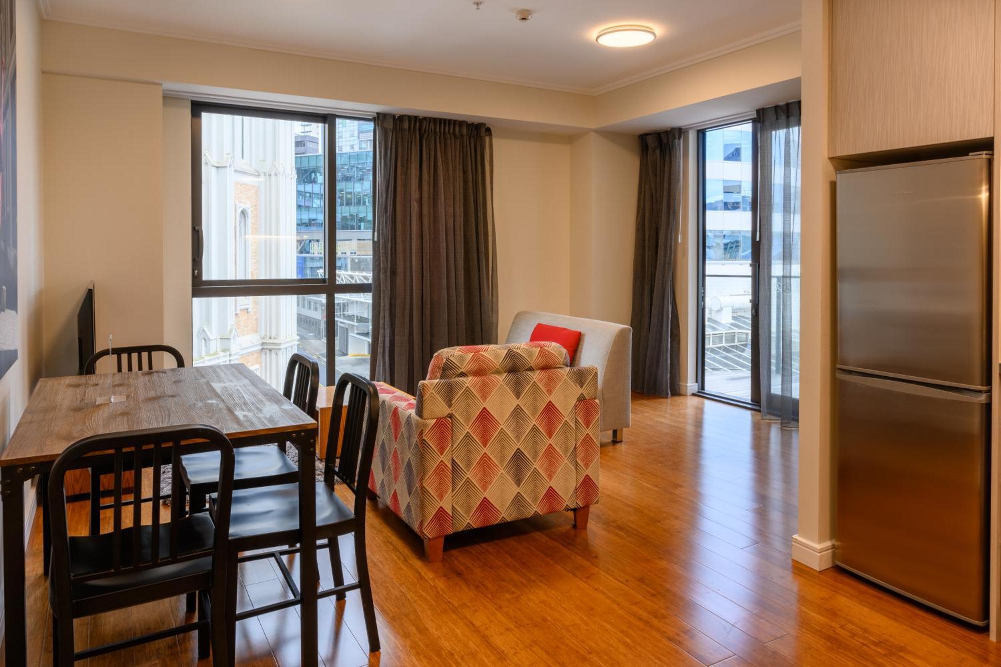 Boulcott Suites Wellington Bagian luar foto A typical apartment at the University of Auckland's Tamaki Campus
