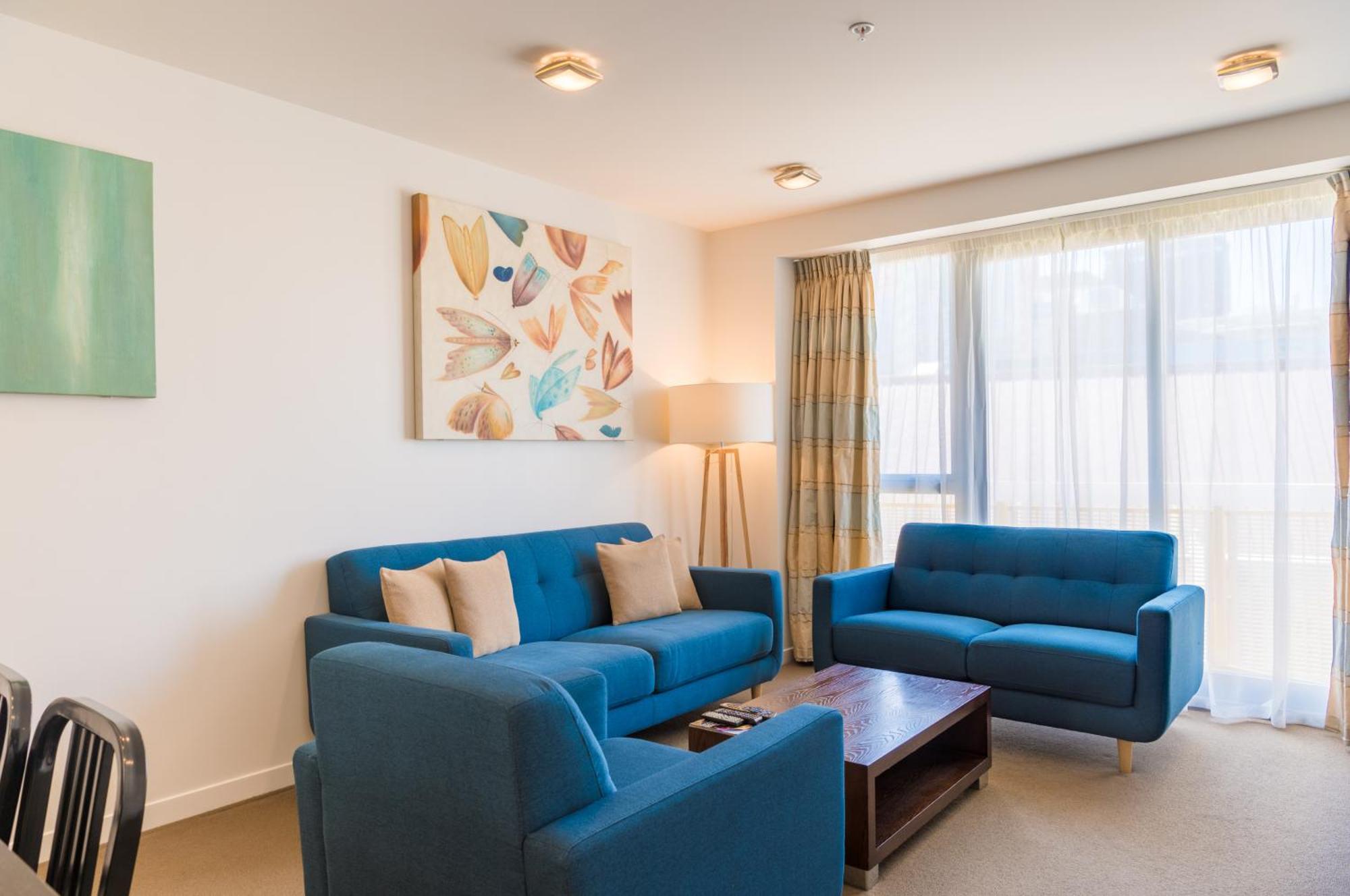 Boulcott Suites Wellington Bagian luar foto Living room